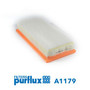 Filtro de aire PURFLUX A1179 62mm 325mm