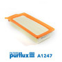 Filtro de aire PURFLUX A1247 63mm 385mm