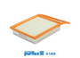Filtro de aire PURFLUX A1406 57mm 348mm