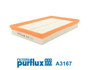 Filtro de aire PURFLUX A3167 39mm 266mm