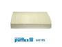 Filtro, aire habitáculo PURFLUX AH195 34mm 240mm
