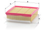 Filtro de aire MANN-FILTER C 20 106/1 212mm 200mm