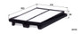 Filtro de aire MANN-FILTER C 25 040 253mm 173mm