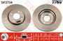 Disco de freno TRW DF2734 257mm 22mm