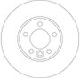 Disco de freno TRW DF4308S 308mm 29,5mm