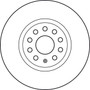 Disco de freno TRW DF4464S 312mm 49,9mm