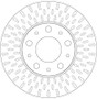Disco de freno TRW DF4771S 280mm 73mm