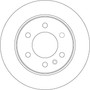 Disco de freno TRW DF4823S 298mm 16,3mm