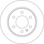 Disco de freno TRW DF4823S 298mm 16,3mm