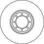 Disco de freno TRW DF4985S 294mm 24mm