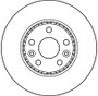 Disco de freno TRW DF6110 280mm 24mm