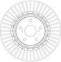 Disco de freno TRW DF6265 328mm 62mm