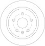 Disco de freno TRW DF6312 292mm 12mm