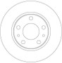 Disco de freno TRW DF6412 276mm 73mm