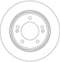Disco de freno TRW DF6627 262mm 76mm