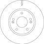 Disco de freno TRW DF6936 280mm 69mm