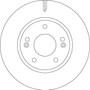 Disco de freno TRW DF6936 280mm 69mm