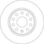 Disco de freno TRW DF6952 272mm 10mm