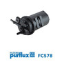 Caja, filtro de combustible PURFLUX FC578 226mm 80mm