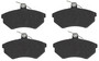 Juego de pastillas de freno TRW GDB1044 119,3mm 69,6mm