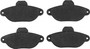 Juego de pastillas de freno TRW GDB1115 55,4mm 114,9mm