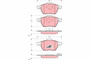 Juego de pastillas de freno TRW GDB1275 74,2mm 156,4mm