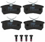 Juego de pastillas de freno TRW GDB1354 87,2mm 42,5mm