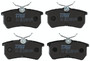Juego de pastillas de freno TRW GDB1354 87,2mm 42,5mm
