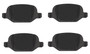 Juego de pastillas de freno TRW GDB1384 43,9mm 95,8mm