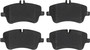 Juego de pastillas de freno TRW GDB1413 131,1mm 62,1mm