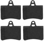 Juego de pastillas de freno TRW GDB1450 70,8mm 73mm
