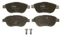 Juego de pastillas de freno TRW GDB1464 137mm 57,3mm