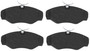 Juego de pastillas de freno TRW GDB1478 145mm 62,5mm