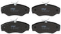 Juego de pastillas de freno TRW GDB1478 145mm 62,5mm