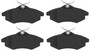 Juego de pastillas de freno TRW GDB1495 122,8mm 53mm