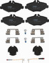 Juego de pastillas de freno TRW GDB1542 135mm 66,6mm