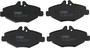 Juego de pastillas de freno TRW GDB1542 135mm 66,6mm