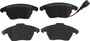 Juego de pastillas de freno TRW GDB1550 155,2mm 66mm