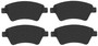 Juego de pastillas de freno TRW GDB1552 136,8mm 59,5mm