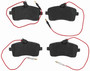 Juego de pastillas de freno TRW GDB1594 131,4mm 66,8mm