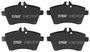 Juego de pastillas de freno TRW GDB1630 116,7mm 64mm