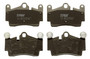 Juego de pastillas de freno TRW GDB1653 112,2mm 73,2mm