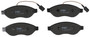 Juego de pastillas de freno TRW GDB1681 169,2mm 61,5mm