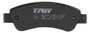 Juego de pastillas de freno TRW GDB1682 137mm 48,8mm