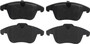 Juego de pastillas de freno TRW GDB1683 156,4mm 72mm