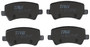Juego de pastillas de freno TRW GDB1685 106,2mm 48,6mm