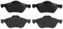 Juego de pastillas de freno TRW GDB1687 156,4mm 155,4mm