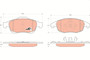 Juego de pastillas de freno TRW GDB1690 155,2mm 64,7mm