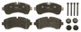 Juego de pastillas de freno TRW GDB1696 169,1mm 73,5mm
