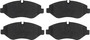 Juego de pastillas de freno TRW GDB1698 163,1mm 67,1mm
